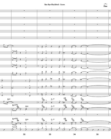 Bye Bye Blackbird - arr. Joe Sullivan