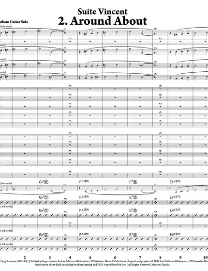 Suite Vincent: 2. Around About - Greg Runions