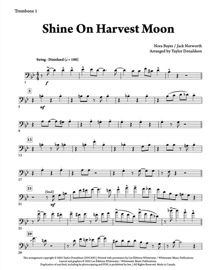 Shine On Harvest Moon (Trombone Quartet) - arr. Taylor Donaldson