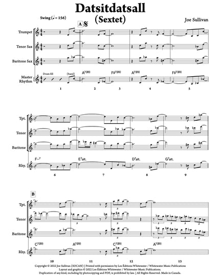 Datsitdatsall (Sextet) - Joe Sullivan