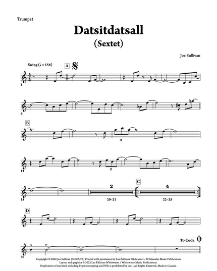 Datsitdatsall (Sextet) - Joe Sullivan