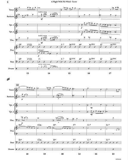 A Night With No Wind (Octet) - Michael Johancsik