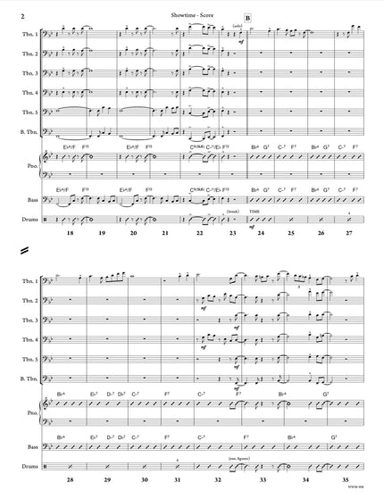 Showtime (6 trombones et section rythmique) - Richard Gagnon