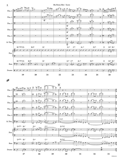 Ma Bossa Moi (6 trombones et section rythmique) - Richard Gagnon