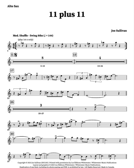 11 plus 11 - Joe Sullivan